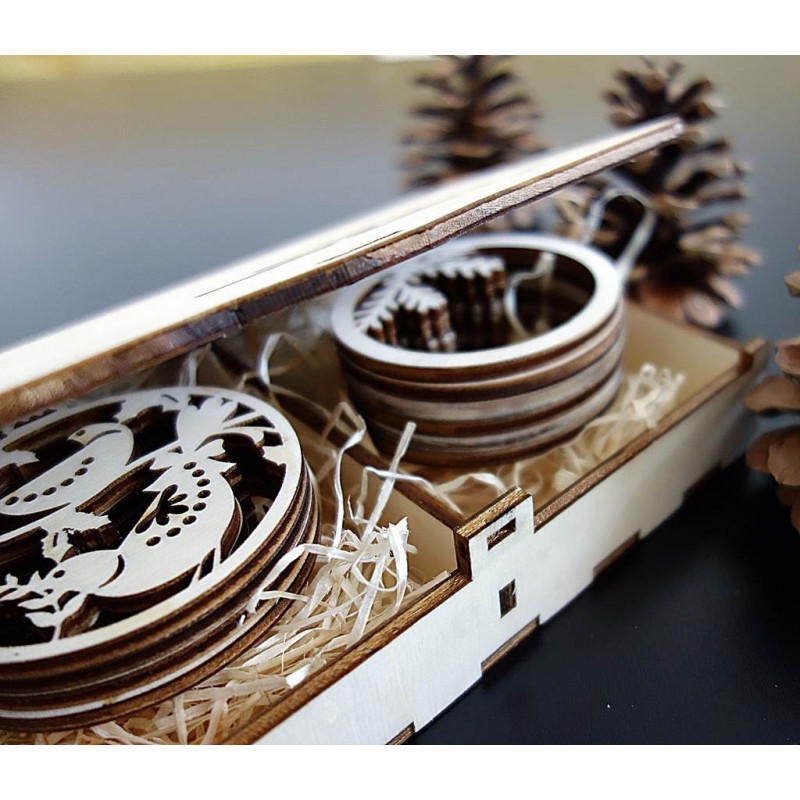 Maße von Ornamenten, Weihnachtsschmuck, Holzaccessoires, Holz- oder Kunststoffdekorationen