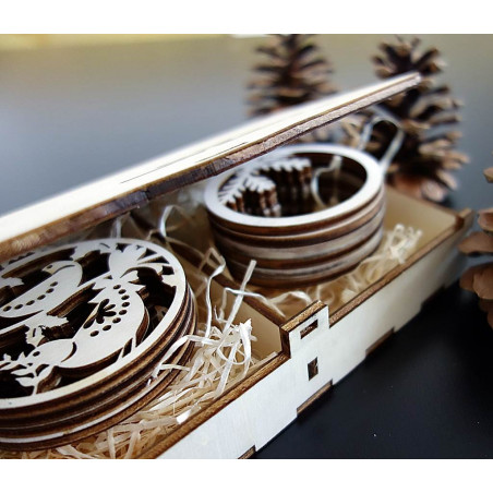 Maße von Ornamenten, Weihnachtsschmuck, Holzaccessoires, Holz- oder Kunststoffdekorationen