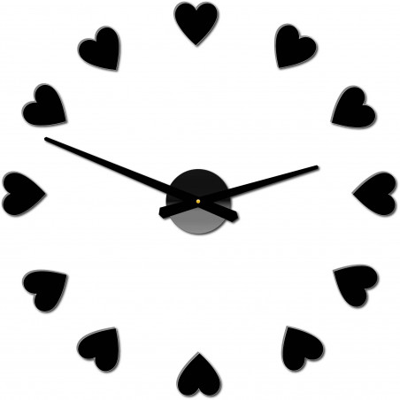 Klebe Wanduhr, Luxus Wanduhr, Plastikuhr Klebe Wanduhr, Luxus Wanduhr, Plastikuhr