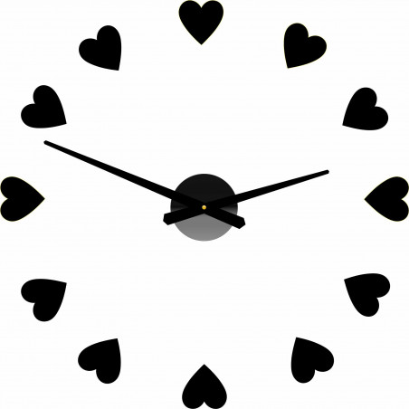 Klebe Wanduhr, Luxus Wanduhr, Plastikuhr Klebe Wanduhr, Luxus Wanduhr, Plastikuhr