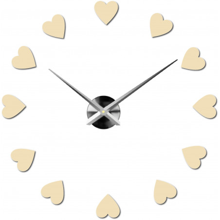 Klebe Wanduhr, Luxus Wanduhr, Plastikuhr Klebe Wanduhr, Luxus Wanduhr, Plastikuhr