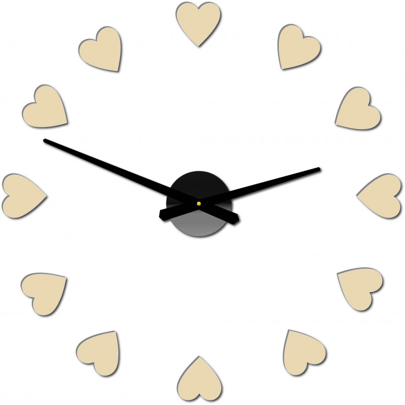 Klebe Wanduhr, Luxus Wanduhr, Plastikuhr