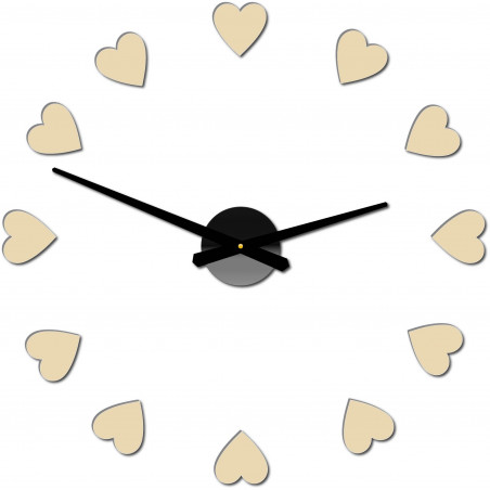 Klebe Wanduhr, Luxus Wanduhr, Plastikuhr Klebe Wanduhr, Luxus Wanduhr, Plastikuhr