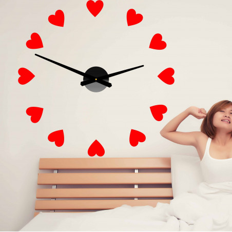 Klebe Wanduhr, Luxus Wanduhr, Plastikuhr Klebe Wanduhr, Luxus Wanduhr, Plastikuhr