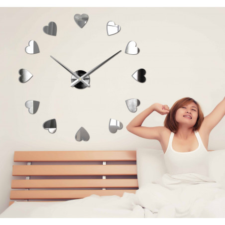 Klebe Wanduhr, Luxus Wanduhr, Plastikuhr Klebe Wanduhr, Luxus Wanduhr, Plastikuhr