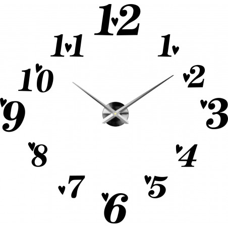 Klebe Wanduhr, Luxus Wanduhr, Plastikuhr Klebe Wanduhr, Luxus Wanduhr, Plastikuhr