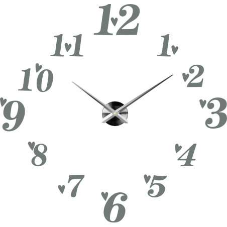 Klebe Wanduhr, Luxus Wanduhr, Plastikuhr Klebe Wanduhr, Luxus Wanduhr, Plastikuhr