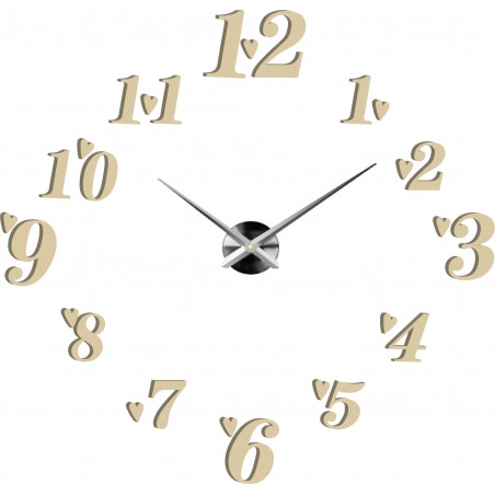 Klebe Wanduhr, Luxus Wanduhr, Plastikuhr Klebe Wanduhr, Luxus Wanduhr, Plastikuhr