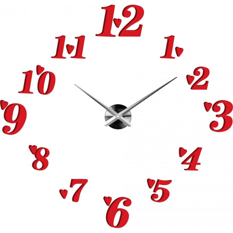 Klebe Wanduhr, Luxus Wanduhr, Plastikuhr