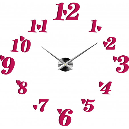 Klebe Wanduhr, Luxus Wanduhr, Plastikuhr Klebe Wanduhr, Luxus Wanduhr, Plastikuhr