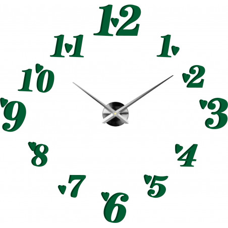 Klebe Wanduhr, Luxus Wanduhr, Plastikuhr Klebe Wanduhr, Luxus Wanduhr, Plastikuhr
