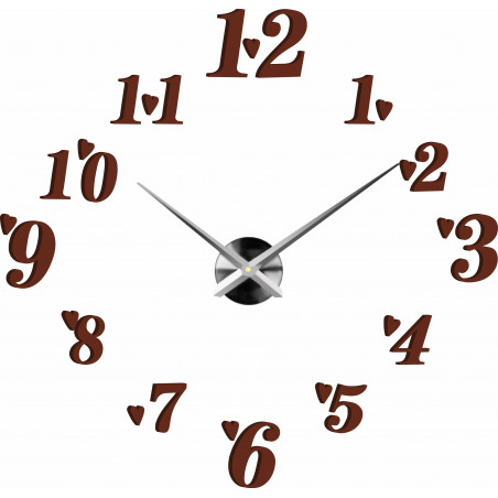 Klebende Wanduhr, Luxusuhr auf Stent, Plastikuhr Klebende Wanduhr, Luxusuhr auf Stent, Plastikuhr