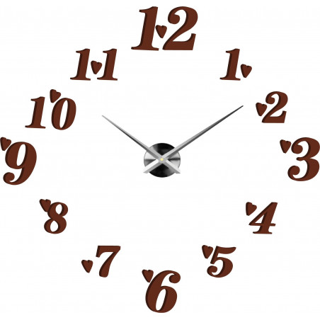 Klebe Wanduhr, Luxus Wanduhr, Plastikuhr Klebe Wanduhr, Luxus Wanduhr, Plastikuhr