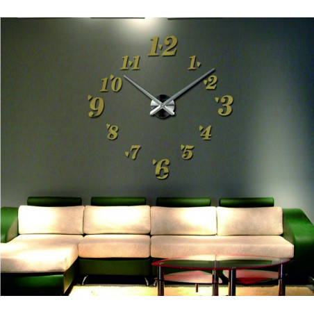 Klebe Wanduhr, Luxus Wanduhr, Plastikuhr Klebe Wanduhr, Luxus Wanduhr, Plastikuhr
