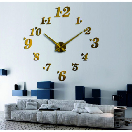 Klebe Wanduhr, Luxus Wanduhr, Plastikuhr Klebe Wanduhr, Luxus Wanduhr, Plastikuhr