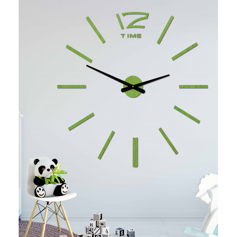 Moderne Wanduhr, Wanduhr aus Holz, Sperrholz