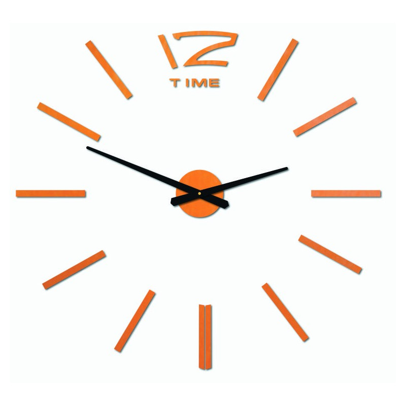 Moderne Wanduhr, Wanduhr aus Holz, Sperrholz