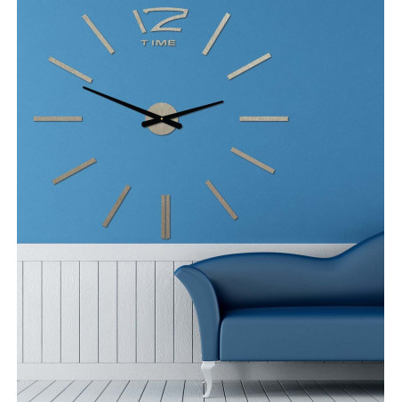 Moderne Wanduhr, Wanduhr aus Holz, Sperrholz Moderne Wanduhr, Wanduhr aus Holz, Sperrholz