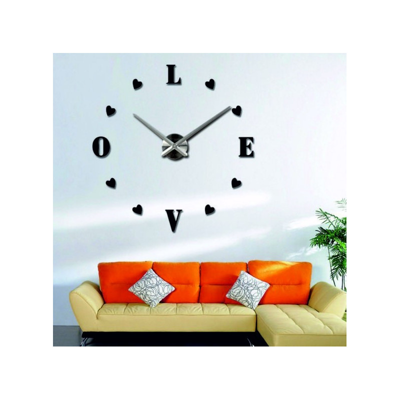 Klebe Wanduhr, Luxus Wanduhr, Plastikuhr