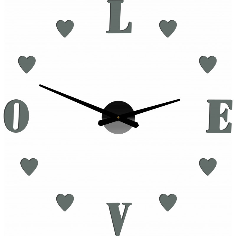 Klebe Wanduhr, Luxus Wanduhr, Plastikuhr