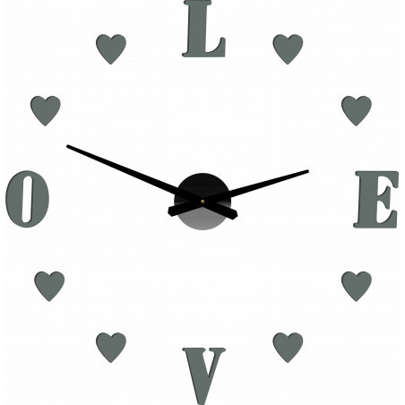 Klebe Wanduhr, Luxus Wanduhr, Plastikuhr Klebe Wanduhr, Luxus Wanduhr, Plastikuhr