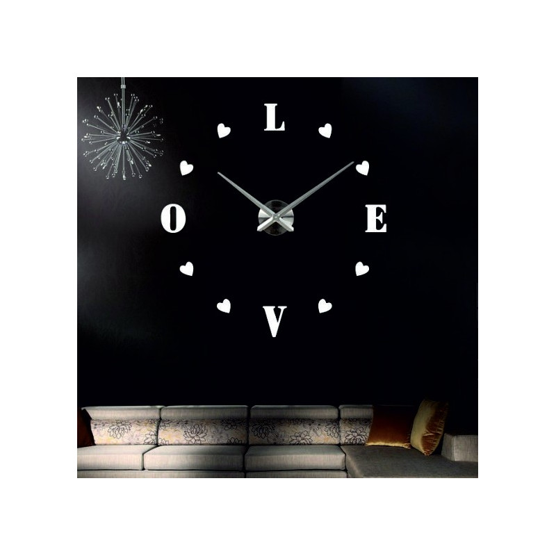 Klebe Wanduhr, Luxus Wanduhr, Plastikuhr