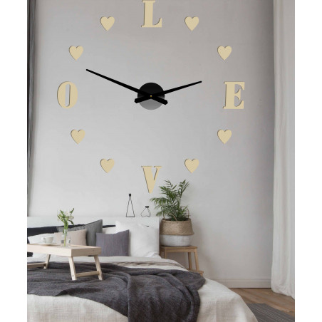 Klebe Wanduhr, Luxus Wanduhr, Plastikuhr Klebe Wanduhr, Luxus Wanduhr, Plastikuhr