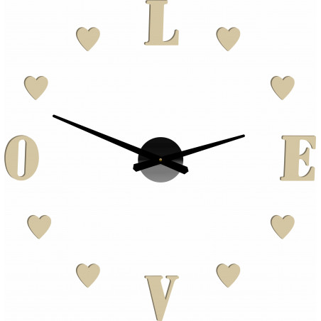 Klebe Wanduhr, Luxus Wanduhr, Plastikuhr Klebe Wanduhr, Luxus Wanduhr, Plastikuhr