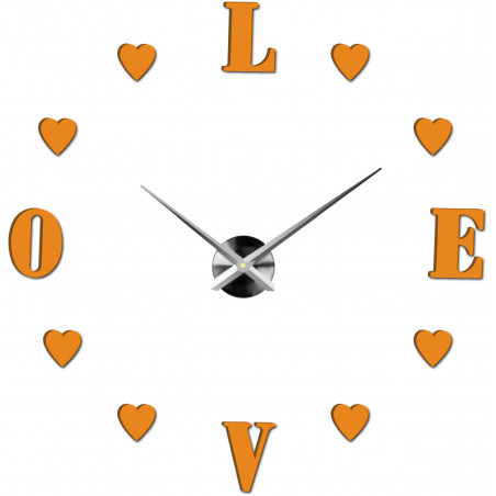 Klebe Wanduhr, Luxus Wanduhr, Plastikuhr Klebe Wanduhr, Luxus Wanduhr, Plastikuhr