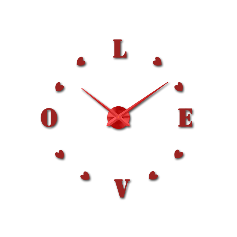 Klebe Wanduhr, Luxus Wanduhr, Plastikuhr