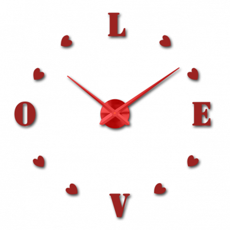 Klebe Wanduhr, Luxus Wanduhr, Plastikuhr Klebe Wanduhr, Luxus Wanduhr, Plastikuhr