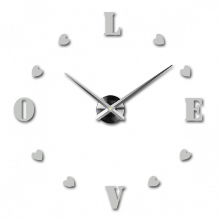 Klebe Wanduhr, Luxus Wanduhr, Plastikuhr Klebe Wanduhr, Luxus Wanduhr, Plastikuhr