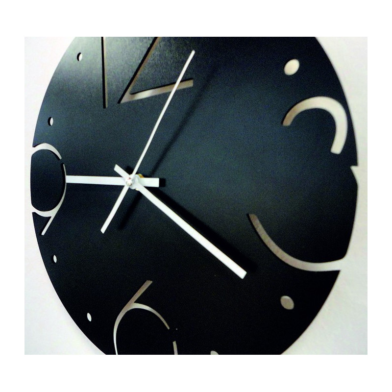 Moderne Wanduhr, Wanduhr aus Holz, Sperrholz