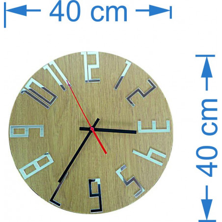 Moderne Wanduhr, Wanduhr aus Holz, Sperrholz Moderne Wanduhr, Wanduhr aus Holz, Sperrholz