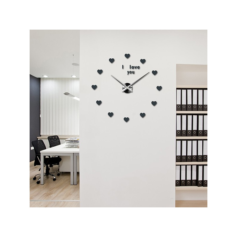 Klebe Wanduhr, Luxus Wanduhr, Plastikuhr