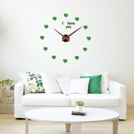 Klebe Wanduhr, Luxus Wanduhr, Plastikuhr Klebe Wanduhr, Luxus Wanduhr, Plastikuhr