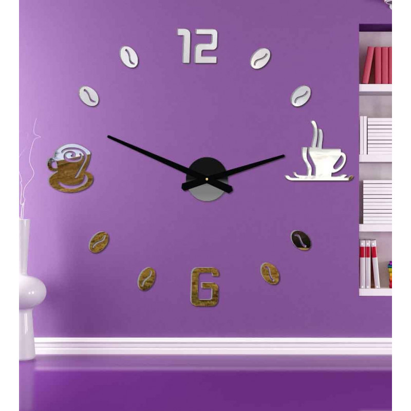 Klebe Wanduhr, Luxus Wanduhr, Plastikuhr