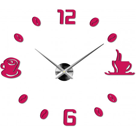 Klebe Wanduhr, Luxus Wanduhr, Plastikuhr Klebe Wanduhr, Luxus Wanduhr, Plastikuhr
