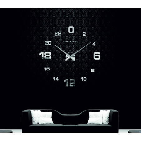 Klebe Wanduhr, Luxus Wanduhr, Plastikuhr Klebe Wanduhr, Luxus Wanduhr, Plastikuhr