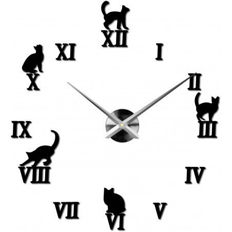 Klebende Wanduhr, Luxusuhr auf Stent, Plastikuhr Klebende Wanduhr, Luxusuhr auf Stent, Plastikuhr