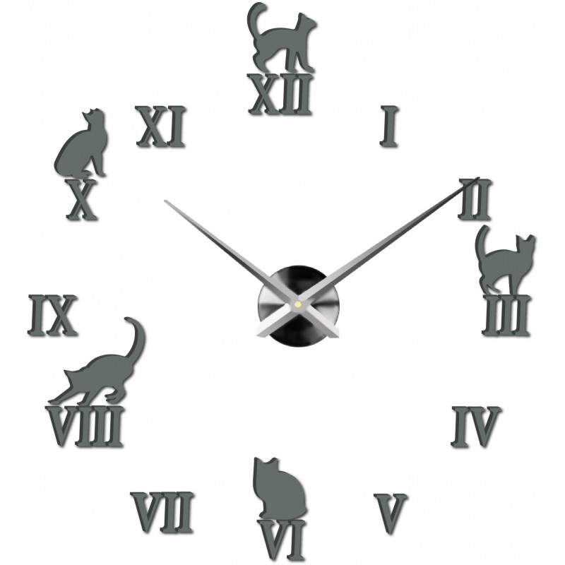 Wanduhren zum Aufkleben, Luxus-Stent-Uhren, Kunststoffuhren