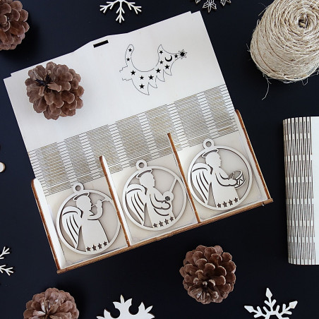 Ornamente für Weihnachtsbaum, 1 Satz-18 Stück