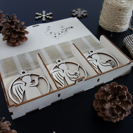 Ornamente für Weihnachtsbaum, 1 Satz-18 Stück