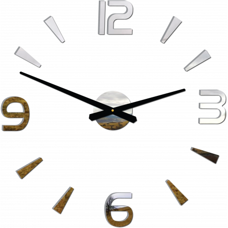 Moderne Wanduhr selbstklebend Stor 2D Plexiglas Moderne Wanduhr selbstklebend Stor 2D Plexiglas