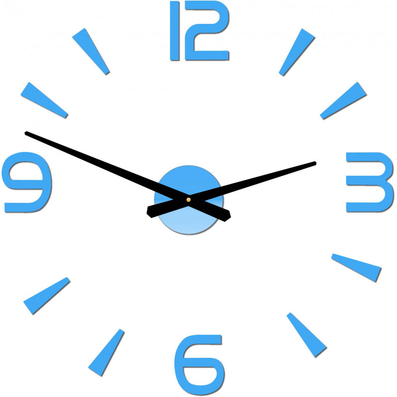Moderne Wanduhr selbstklebend Stor 2D Plexiglas