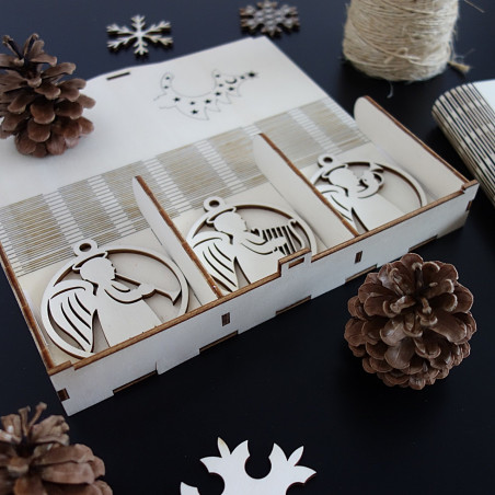 Set Weihnachtsschmuck zum Vergnügen, 1 Set-18 Stück