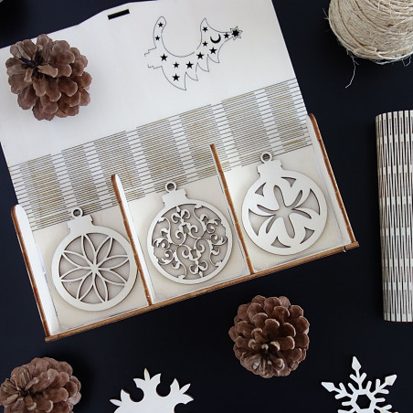 Set Weihnachtsschmuck für Weihnachten, 1 Set-18 Stück