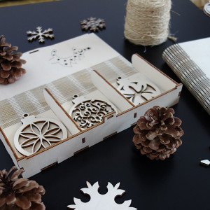 Set Weihnachtsschmuck für Weihnachten, 1 Set-18 Stück 2