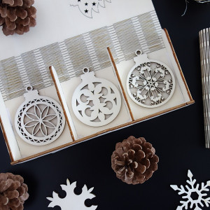 Ornamente für Weihnachtsbaum, 1 Satz-18 Stück 2