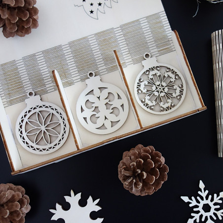 Ornamente für Weihnachtsbaum, 1 Satz-18 Stück